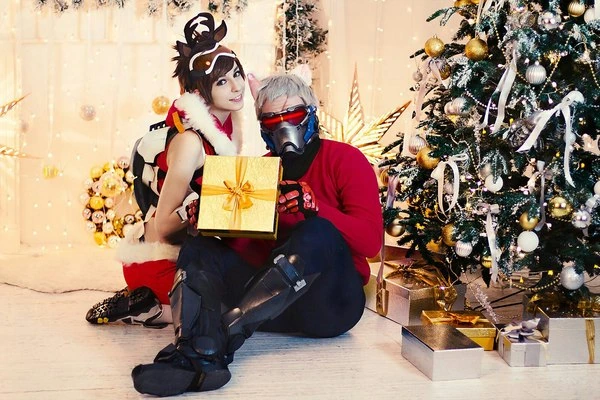 Новогодний косплей в Overwatch