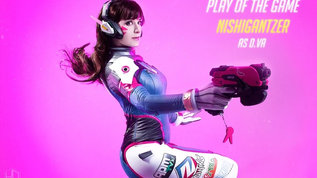 Косплей D.Va из Overwatch