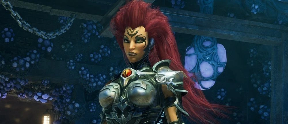 Ярость сражается с лавовым монстром в геймплее Darksiders 3