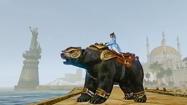 Ездовой чёрный медведь в ArcheAge