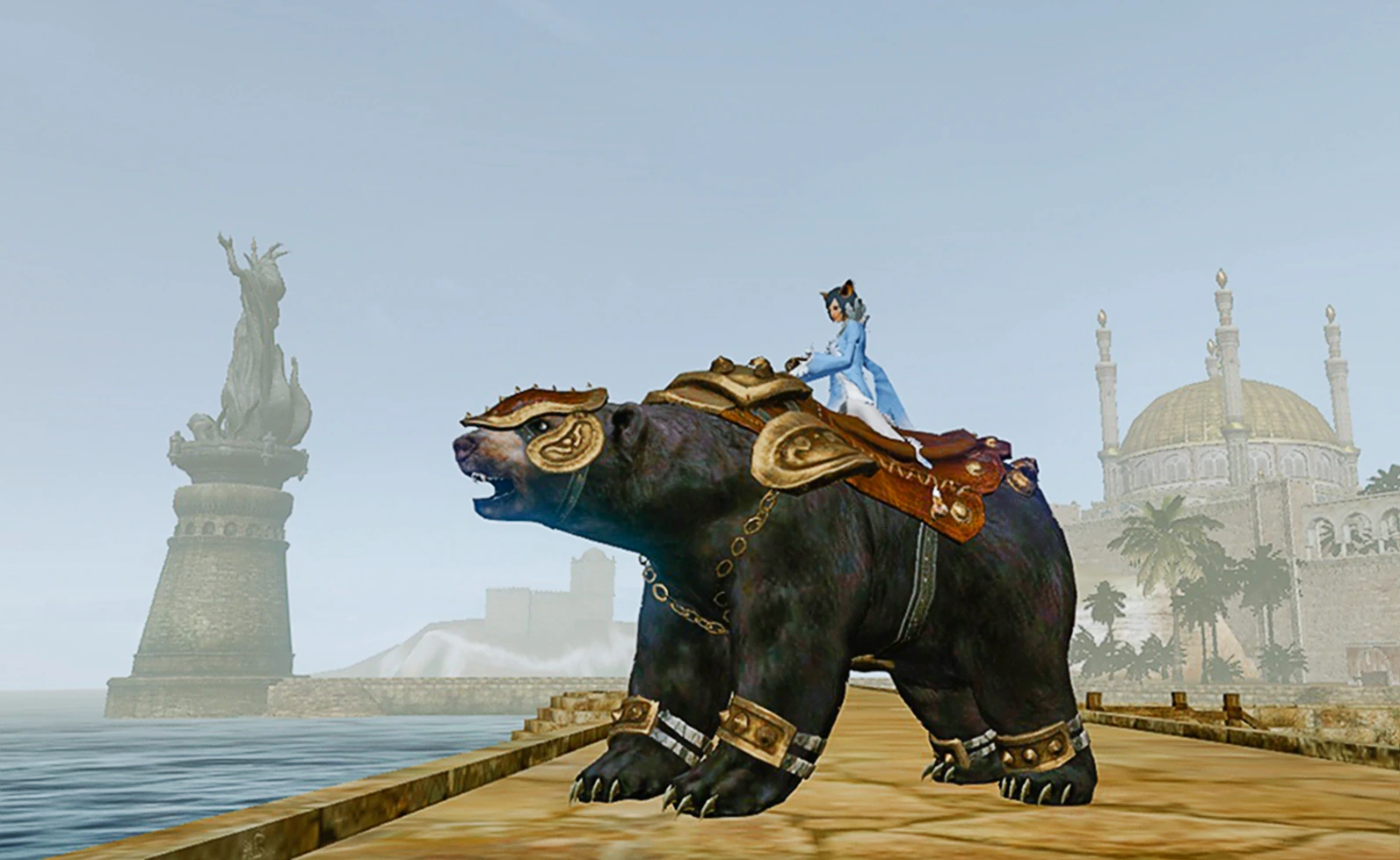 Ездовой чёрный медведь в ArcheAge