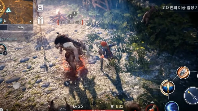 Геимплей 25 уровня в Black Desert Mobile