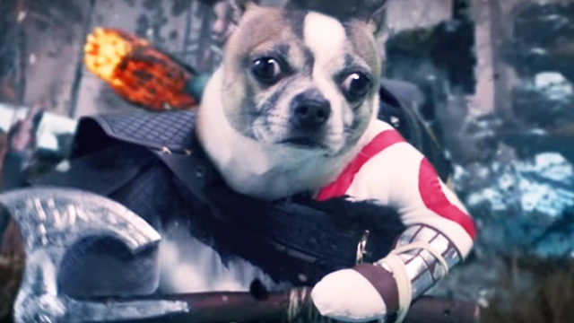 Шуточный трейлер God of War посвятили Собаке войны