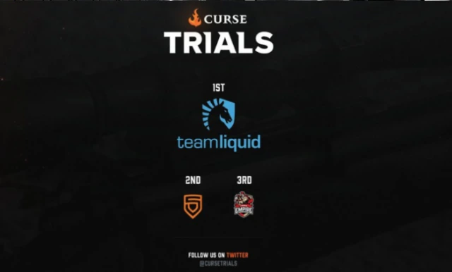 Team Liquid заняла 3-е место на апрельском Curse Trials