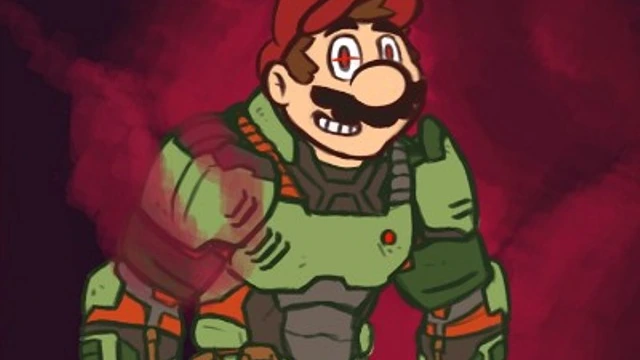 Пришельцы из DOOM напали на вселенную Марио