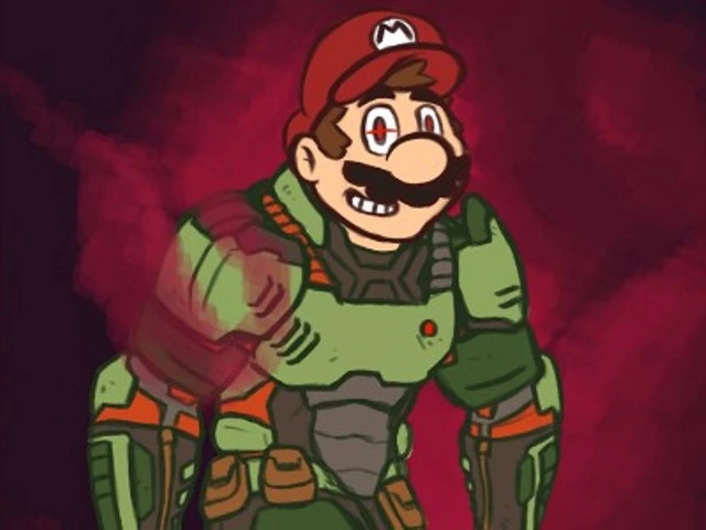 Пришельцы из DOOM напали на вселенную Марио