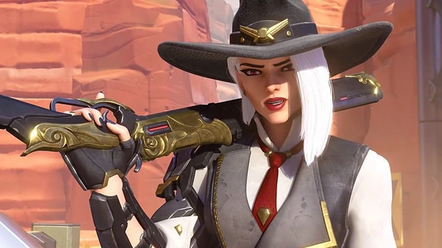 Официальный косплей Эш из Overwatch