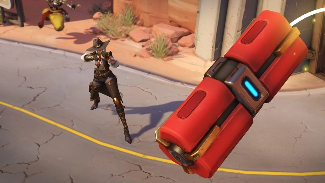 Полезная фича в игре за Эш из Overwatch