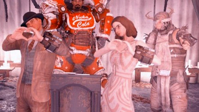 Геймеры устроили свадьбу в Fallout 76