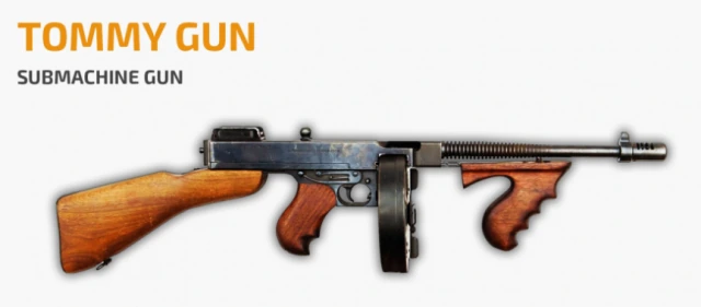 Tommy Gun — наименее эффективный пистолет-пулемет в PUBG