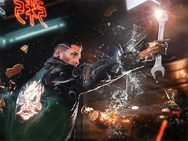Cyberpunk 2077 с блэкджеком и тачками