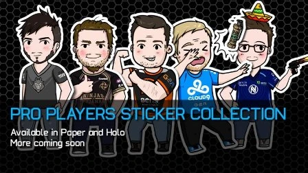 CS:Go - В мастерской опубликовали коллекцию стикеров «CS:GO Pro Player Stickers»