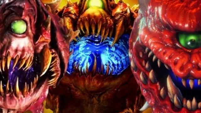 Какодемоны сквозь года: как выглядели монстры в разных частях DOOM