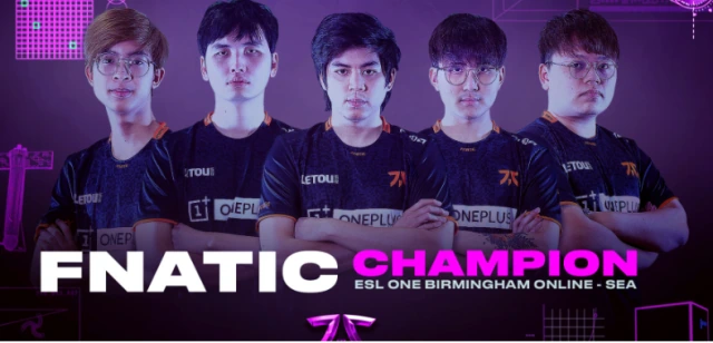Fnatic стала чемпионом ESL One Birmingham 2020