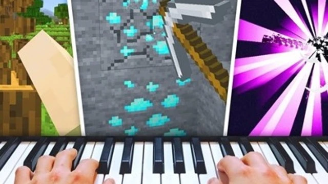 Фанат Minecraft прошёл игру с помощью пианино