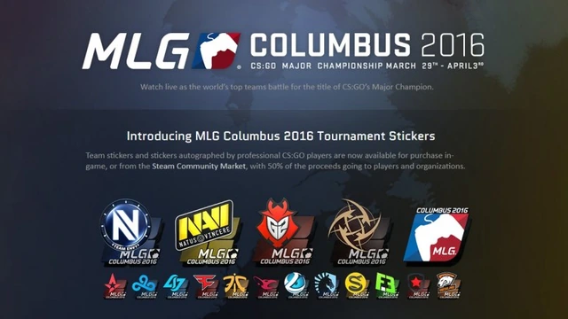 CS:Go - MLG Major Columbus 2016: Стикеры турнира