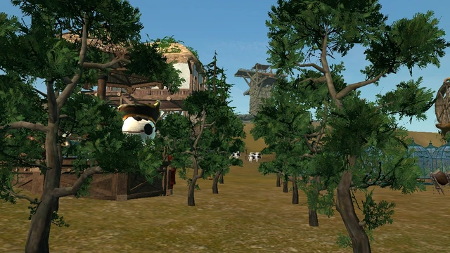 Archeage: 24 саженца сосны на огромном пугале