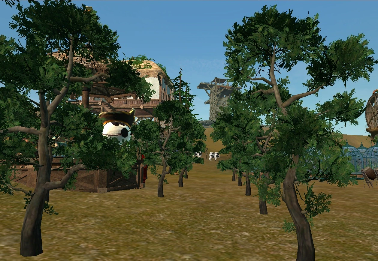 Archeage: 24 саженца сосны на огромном пугале