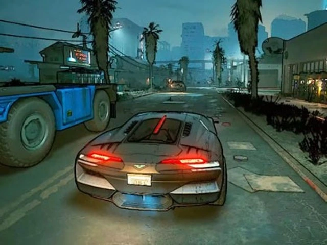 Моддеры сделали Cyberpunk 2077 похожей на Borderlands