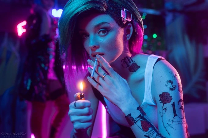 Косплей Cyberpunk 2077