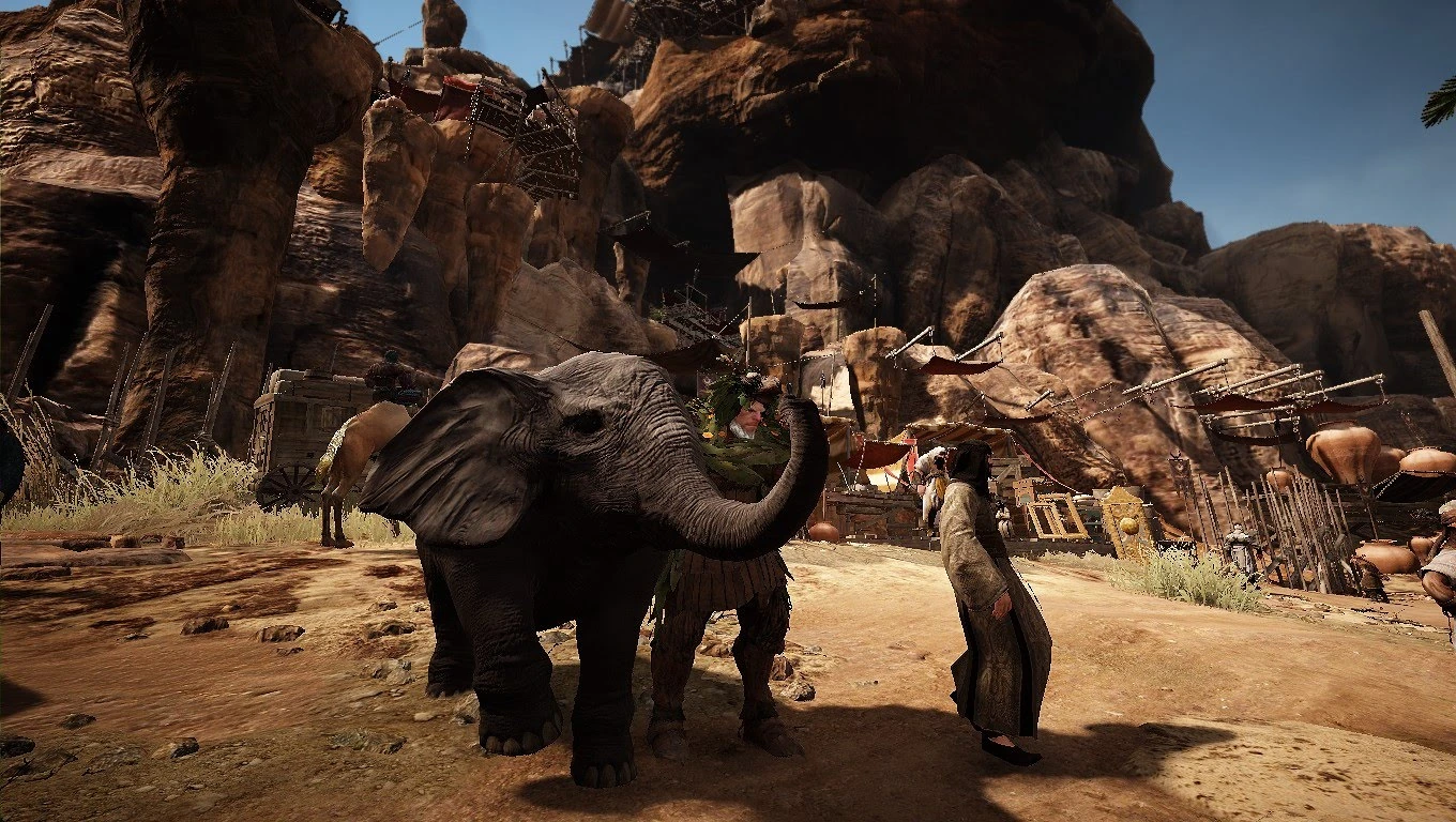 Слонёнок! Новый ездовой питомец в Black Desert.