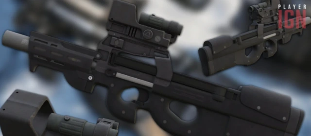 Первый взгляд на P90 — новое оружие в PUBG