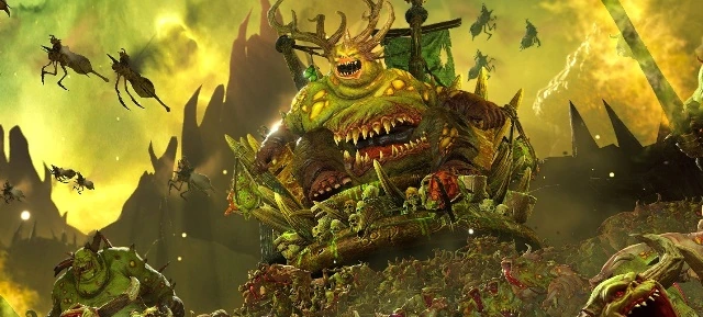 Войска Нургла против Слаанеш в новом геймплее Total War: Warhammer 3