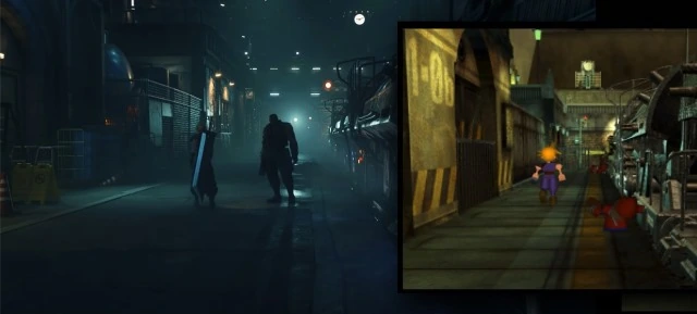 Вот как выглядит Final Fantasy 7 Remake с оригинальной фиксированной камерой