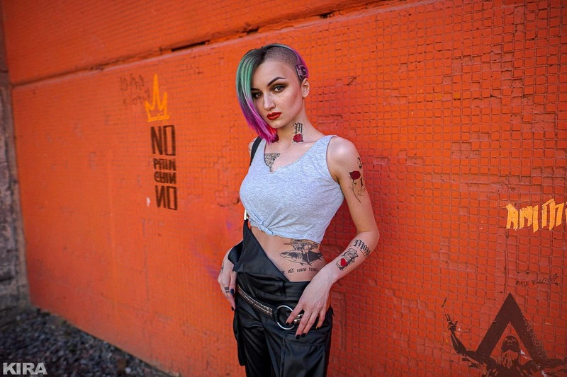 Косплей Cyberpunk 2077