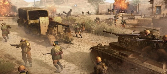 Геймплей североафриканской кампании Company of Heroes 3