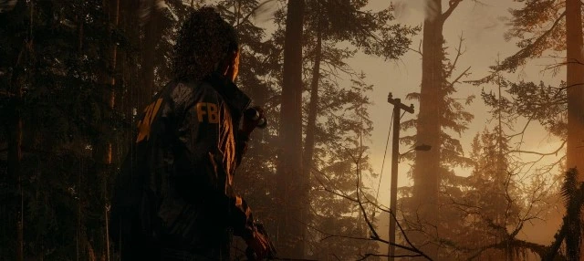 Немного геймплея Alan Wake 2 за Сагу Андерсон в убежище