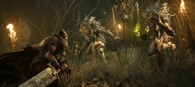 Битва с боссом в свежем геймплее Lords of the Fallen