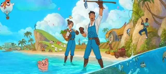 Релизный трейлер симулятора фермера Coral Island