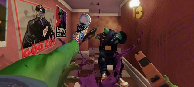 10 минут геймплея Anger Foot — шутера с пинками от Devolver Digital