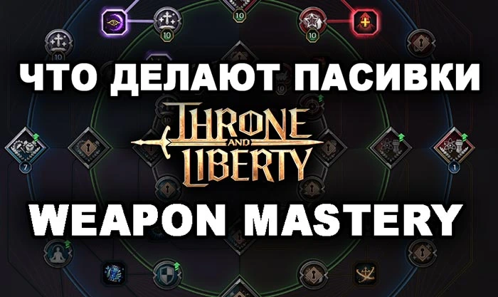 Навыки Weapon Mastery в Throne and Liberty