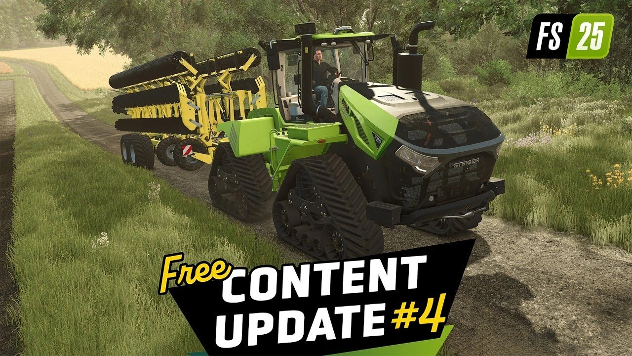 Farming Simulator 25 — официальный трейлер обновления контента 4