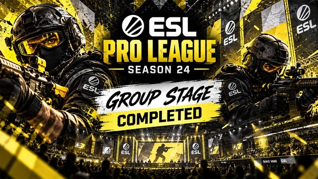 В ESL Pro League Season 24 завершился групповой этап - итоги матчей